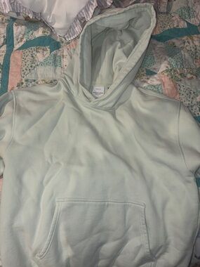 Aritzia Light Mint Green Hoodie Sweater